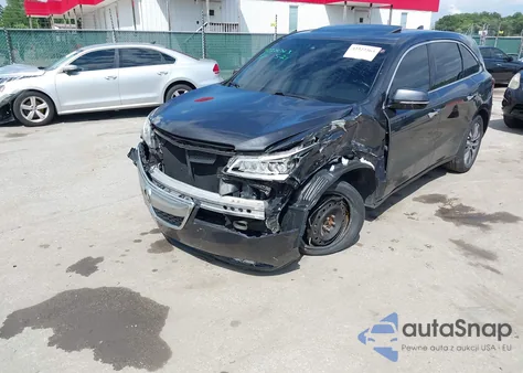 2016 Acura Mdx Technology Acurawatch Plus Packages/Technology Package z USA, uszkodzony, nr VIN 5FRYD4H42GB028690